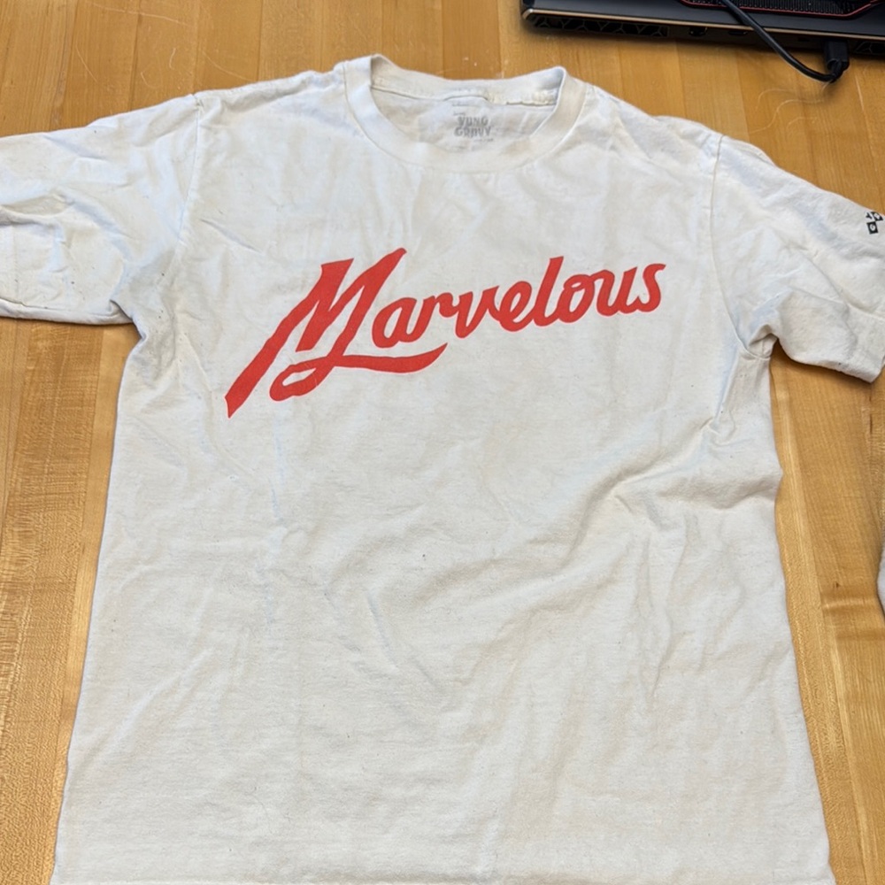 Marvel Red and White Short Sleeve Tees